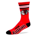 Ponožky FBF 4 Stripes Crew NHL Chicago Blackhawks