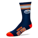 Ponožky FBF 4 Stripes Crew NHL Edmonton Oilers