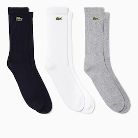 Ponožky Lacoste Core Performance Socks Silver/White/Black