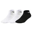 Ponožky Mizuno Training Mid 3Pairs bielo-čierne