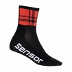 Ponožky Sensor  Race Square Black/Red