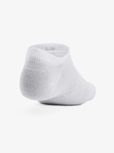Ponožky Under Armour  Essential No Show 6pk-WHT  M