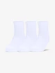 Ponožky Under Armour Training Cotton QTR biele