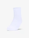 Ponožky Under Armour Training Cotton QTR biele