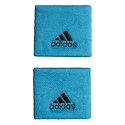 Potítka adidas Tennis Wristband Small Blue/Black (2 ks)