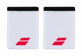 Potítka Babolat Logo Jumbo Wristband White/Strike Red