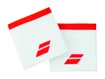 Potítka Babolat  Logo Wristband White/Fiesta Red (2 ks)
