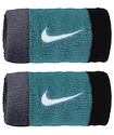 Potítka Nike  Swoosh Doublewide Wristbands Cool Grey