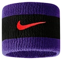 Potítka Nike  Swoosh Wristbands (2 ks) Black/Court Purple/Chile Red
