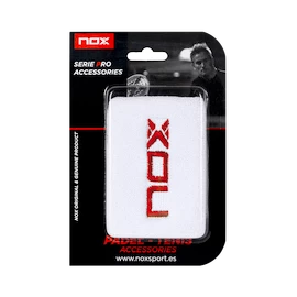 Potítka NOX 2 White/Red Logo Wristbands