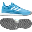 POUŽITÉ - Pánska tenisová obuv adidas SoleCourt Boost Clay M Blue/White