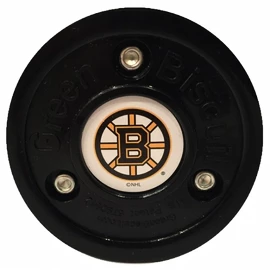 Puk Green Biscuit Boston Bruins Black