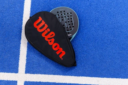 Púzdro na padelovú raketu Wilson  Padel Cover Black/Infrared