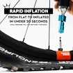 Sada CO2 hlavice a bombičiek PEATY'S  Mtb (25g) - black (ppr-hti-mtb-blk-12)