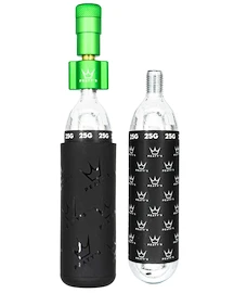 Sada CO2 hlavice a bombičiek PEATY'S Mtb (25g) - emerald (ppr-hti-mtb-emr-12)