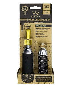 Sada CO2 hlavice a bombičiek PEATY'S  Mtb (25g) - gold (ppr-hti-mtb-gld-12)