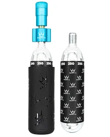 Sada CO2 hlavice a bombičiek PEATY'S Mtb (25g) - turquoise (ppr-hti-mtb-trq-12)