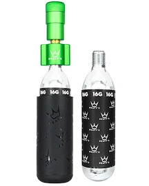 Sada CO2 hlavice a bombičiek PEATY'S Road & gravel (16g) - emerald (ppr-hti-rag-emr-12)