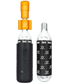Sada CO2 hlavice a bombičiek PEATY'S Road & gravel (16g) - mango (ppr-hti-rag-mng-12)