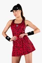 Šaty Hydrogen  Panther Tech Dress Black/Red