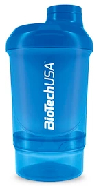 Šejker BioTech USA Wave+ Nano 300 ml + 150 ml Blue