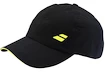 Šiltovka Babolat Basic Logo Cap Black/Yellow