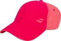 Šiltovka Babolat  Basic Logo Cap Junior Red Rose