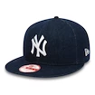 Šiltovka New Era 9fifty Denim Esential Snap MLB New York Yankees Navy