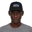 Šiltovka Patagonia  P-6 Logo Trucker Hat Black