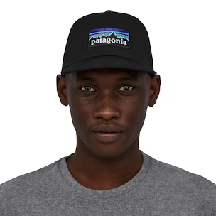 Šiltovka Patagonia  P-6 Logo Trucker Hat Black