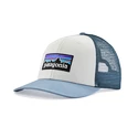 Šiltovka Patagonia  P-6 Logo Trucker Hat White/Light Plume