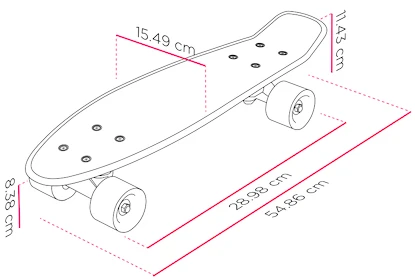 Skateboard Street Surfing Pop Board Popsi Yellow