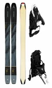 Skialpové lyže Atomic N Backland 107 Black/Metalic + Pásy + viazanie