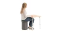 Skladacie kreslo Outwell  Dawlish High Seat & Storage Grey Melange SS22