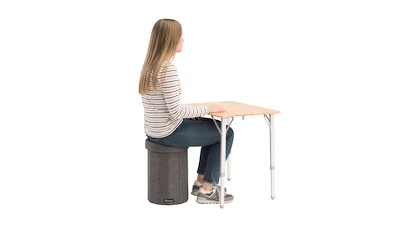 Skladacie kreslo Outwell  Dawlish High Seat & Storage Grey Melange SS22