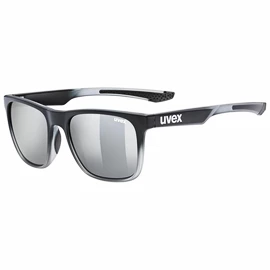 Slnečné okuliare Uvex LGL 42 Black Transparent/Mirror Silver (2916)