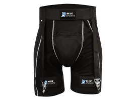 Šortky so suspenzorom Blue Sports Compression Senior