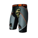 Šortky so suspenzorom Shock Doctor  30160 X-Fit Cross Comp.Hockey Short Black/Grey Senior M