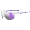 Športové okuliare Uvex  Axos Set White Matt/Mir.Purple (S5330818416)