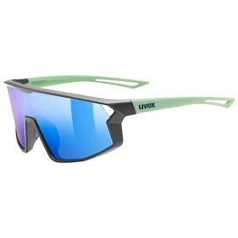 Športové okuliare Uvex Skyryse Jr. Grey-Green Matt/Mir.Blue (S5330765716)
