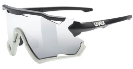 Športové okuliare Uvex Sportstyle 228 Black Sand Mat/Mirror Silver (Cat. 2)