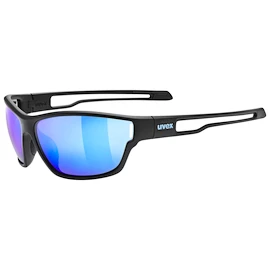 Športové okuliare Uvex Sportstyle 806 Black Matt/Mir.Blue (S5330872214)