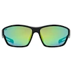Športové okuliare Uvex  Sportstyle 806 Black Matt/Mir.Green (S5330872215)