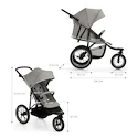 Športový kočík Kinderkraft Helsi 2 Grey