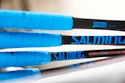 Squashová raketa Salming  Grit Feather Racket Black/Cyan