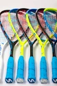 Squashová raketa Salming  Grit Powerlite Racket Blue/Yellow