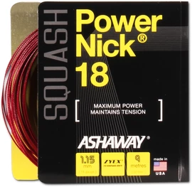 Squashový výplet Ashaway PowerNick 18 Zyex Red 1,15 mm