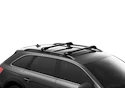 Strešný nosič Thule Edge čierny Volkswagen Cross Golf 5-dr Hatchback so strešnými lyžinami (hagusy) 06-14