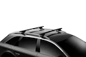 Strešný nosič Thule s hliníkovou EVO tyčou čierny Audi A4 Allroad 5-dr Estate so strešnými lyžinami (hagusy) 08-15