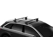 Strešný nosič Thule s hliníkovou EVO tyčou čierny BMW iX3 5-dr SUV s integrovanými strešnými lyžinami 21+